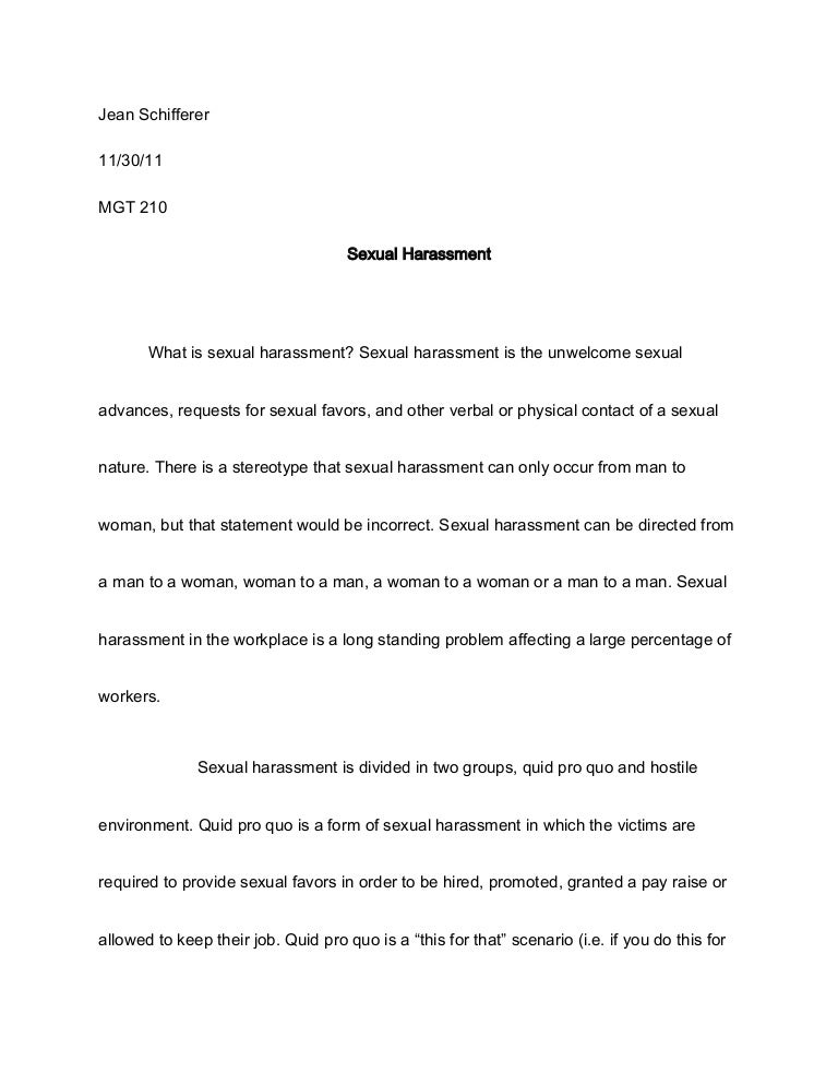 essays on sexual harassment in the workplace essays on sexual harassment in the workplace